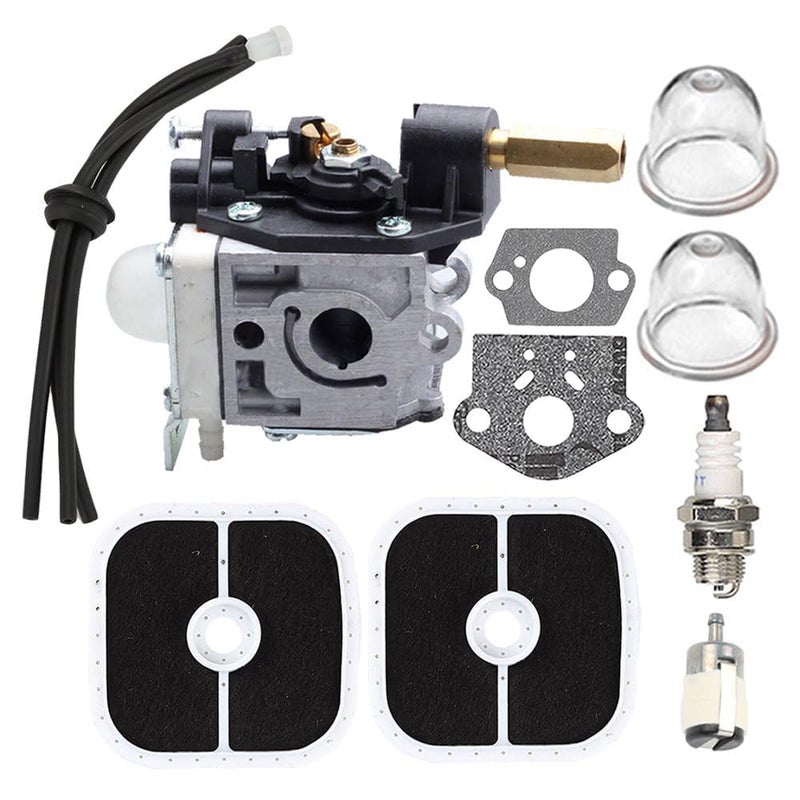 Butom SRM-266 Carburetor with Filters Maintenance Kit for ECHO SRM-266S SRM-266T SRM-266U PAS-266 PPT-266 PPT-266H PE-266 PE-266S SHC-266 HCA-266 Trimmer Weedeater RB-K112 - Image 1